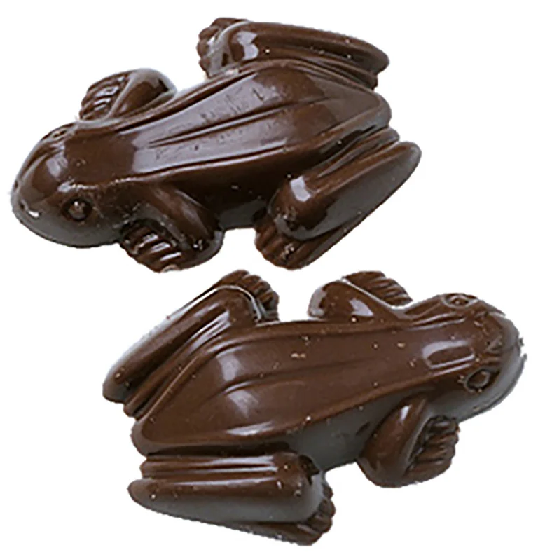 Produkt marv Tradition Chokolade Frøer (Mørk ) - Guldslik.dk